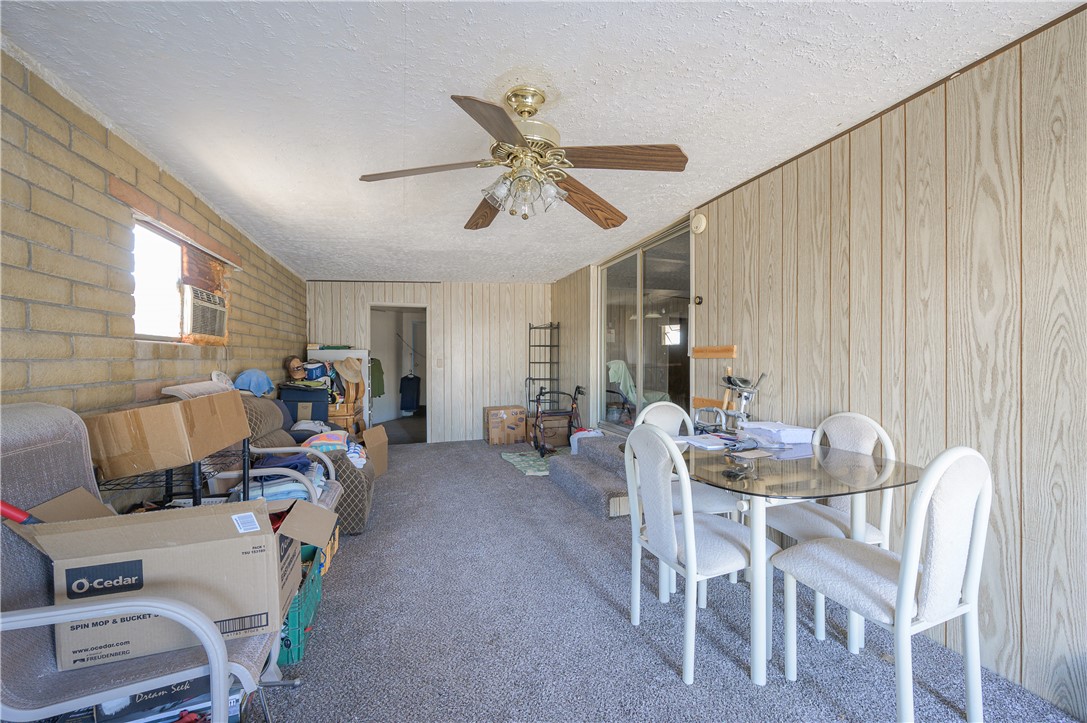 1798 Rio Grande Way Bullhead City, AZ 86442 - Photo 13 of 43 View of patio / terrace with ceiling fan and outdoor dining area