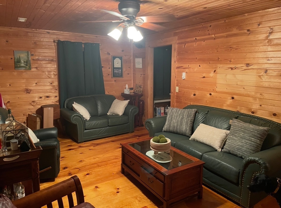 11 Cedar Lane Putnam, IL 61560 - Photo 8 of 16 a living room with furniture and a flat screen tv