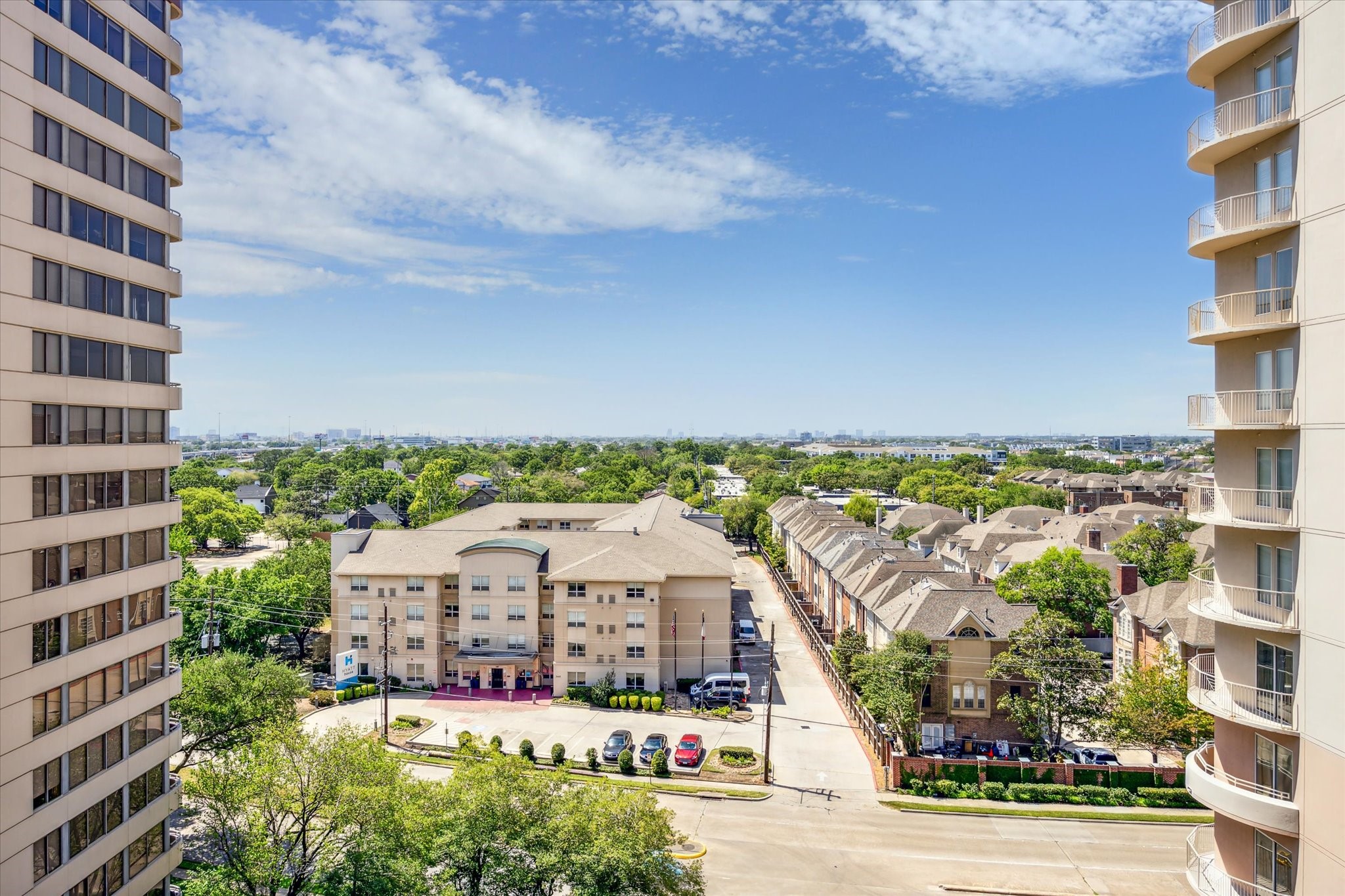 3525 Sage Road, Unit 1010 Houston, TX 77056 - Photo 3 of 34 Stunning corner-unit views from the balcony.