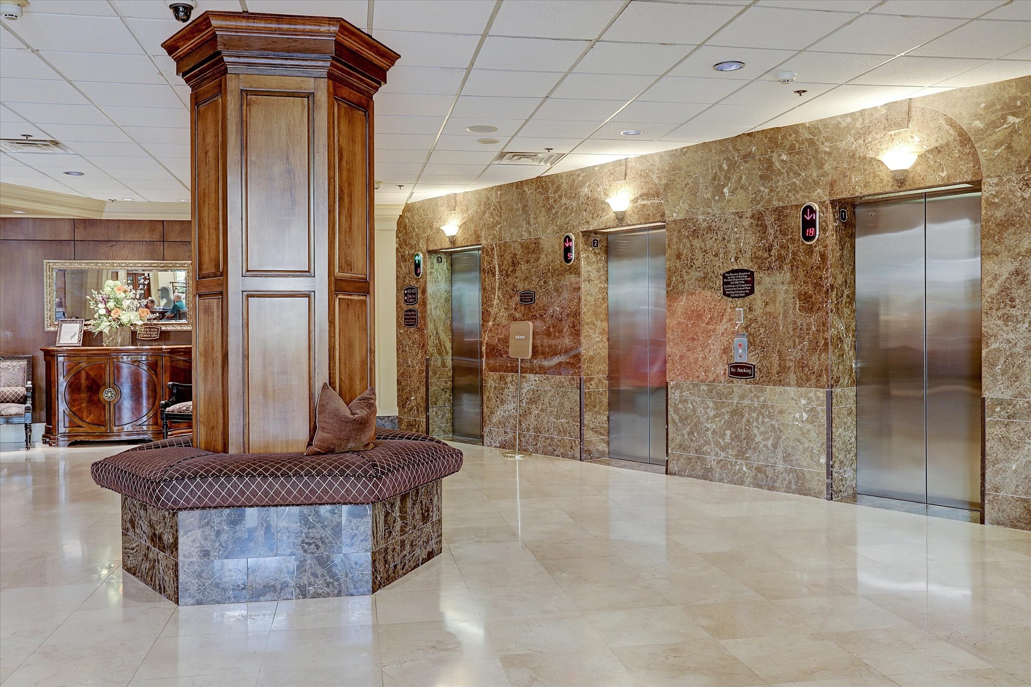 3525 Sage Road, Unit 1010 Houston, TX 77056 - Photo 31 of 34 Elevators with secure fob access take you directly to the unit floor.