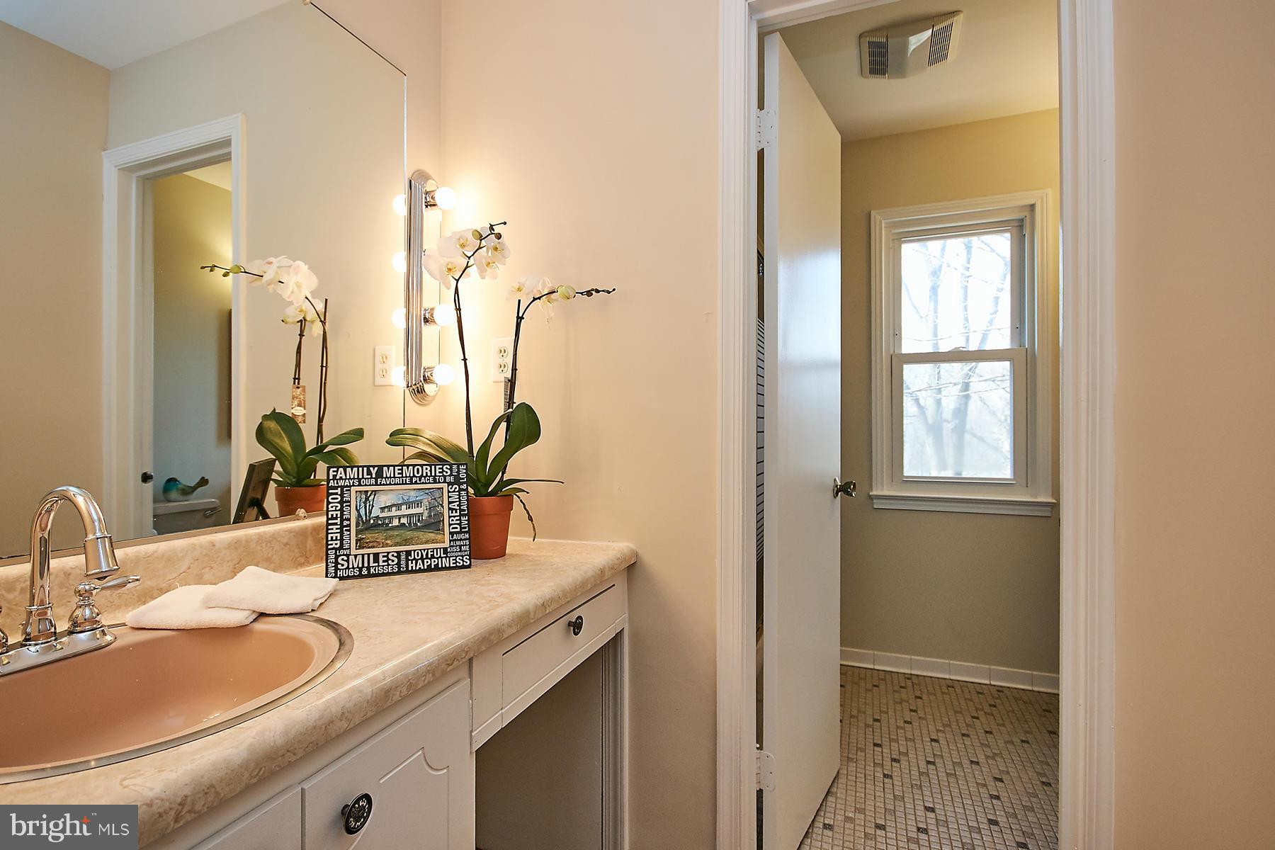 1744 Lockerbie Lane Vienna, VA 22182 - Photo 23 of 30 a bathroom with a sink a vanity and a mirror