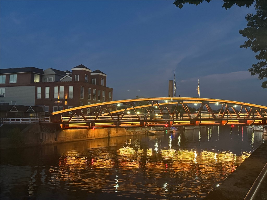 142 South Main Street Perinton, NY 14450 - Photo 32 of 33 Fairport Lift Bridge in Twilight