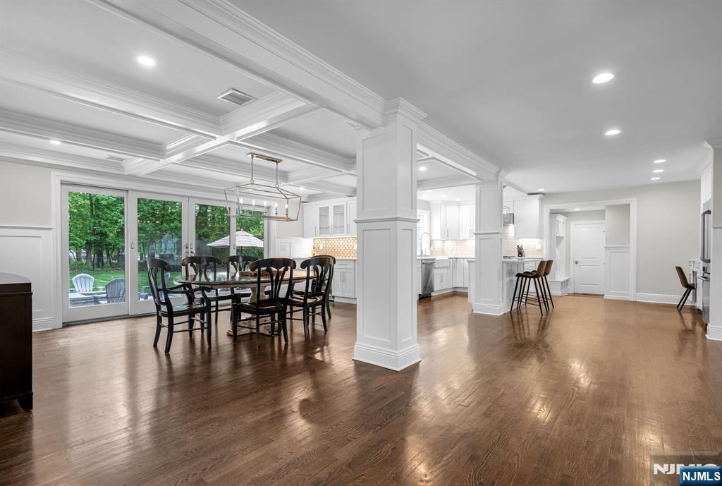 267 Merlin Place Wyckoff, NJ 07481 - Photo 14 of 49 a view of a dining room with furniture and wooden floor