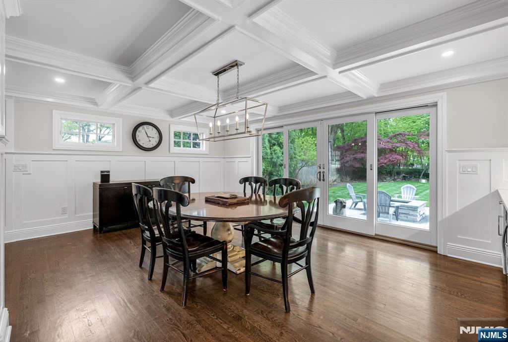 267 Merlin Place Wyckoff, NJ 07481 - Photo 16 of 49 a view of a dining room with furniture window and wooden floor