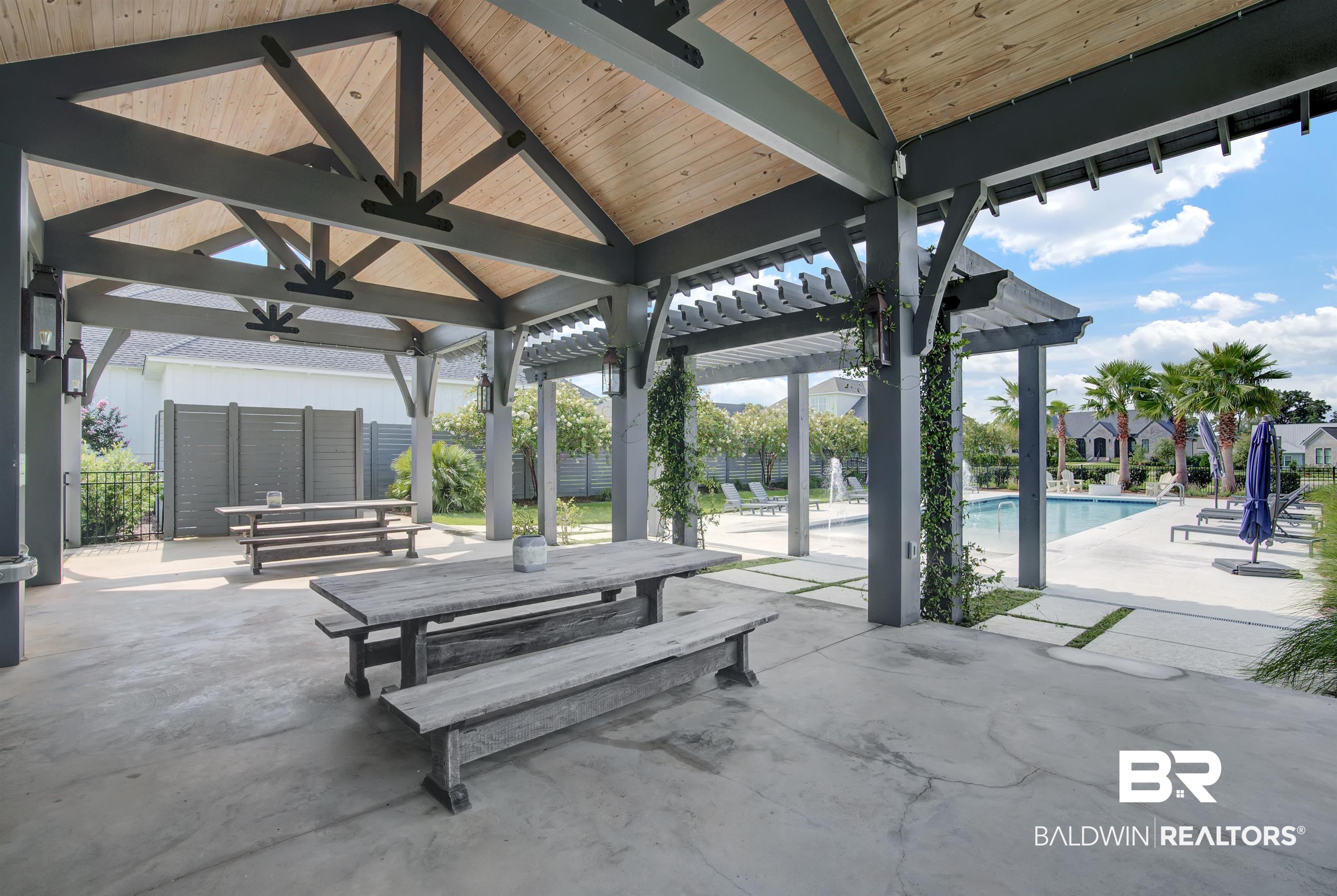 10940 Atrium Avenue Fairhope, AL 36532 - Photo 42 of 43 View of property's community featuring a gazebo, a patio area, and a pool