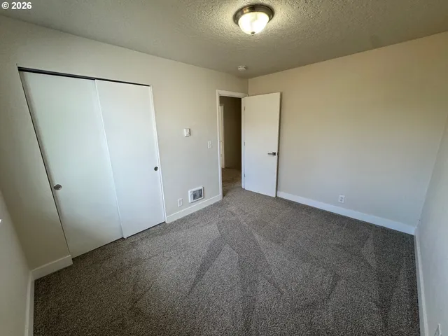 an empty room with an entryway
