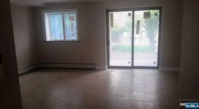 a view of a window in a room