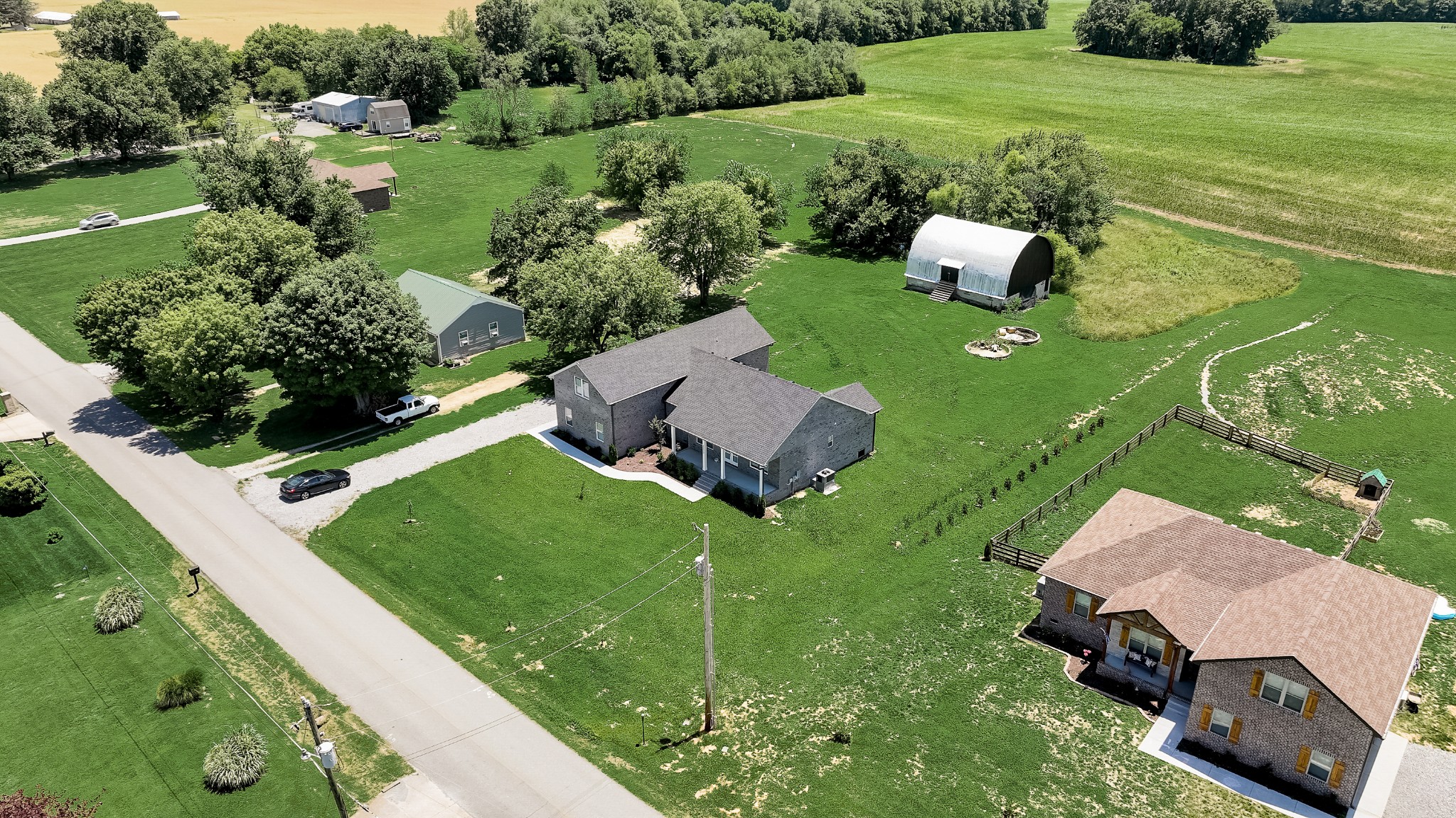 1179 Payne Road Portland, TN 37148 - Photo 29 of 34 an aerial view of a house with outdoor space and street view