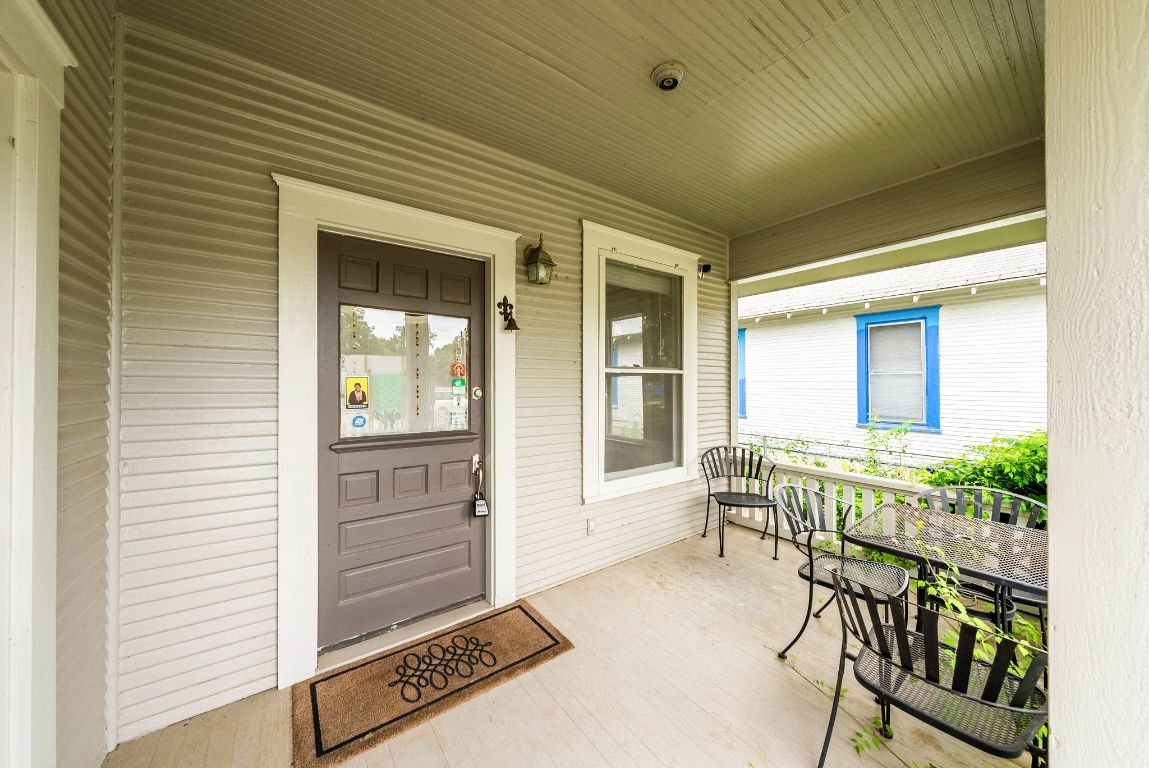 2032 East Cesar Chavez Street Austin, TX 78702 - Photo 21 of 25 View of exterior entry featuring a porch