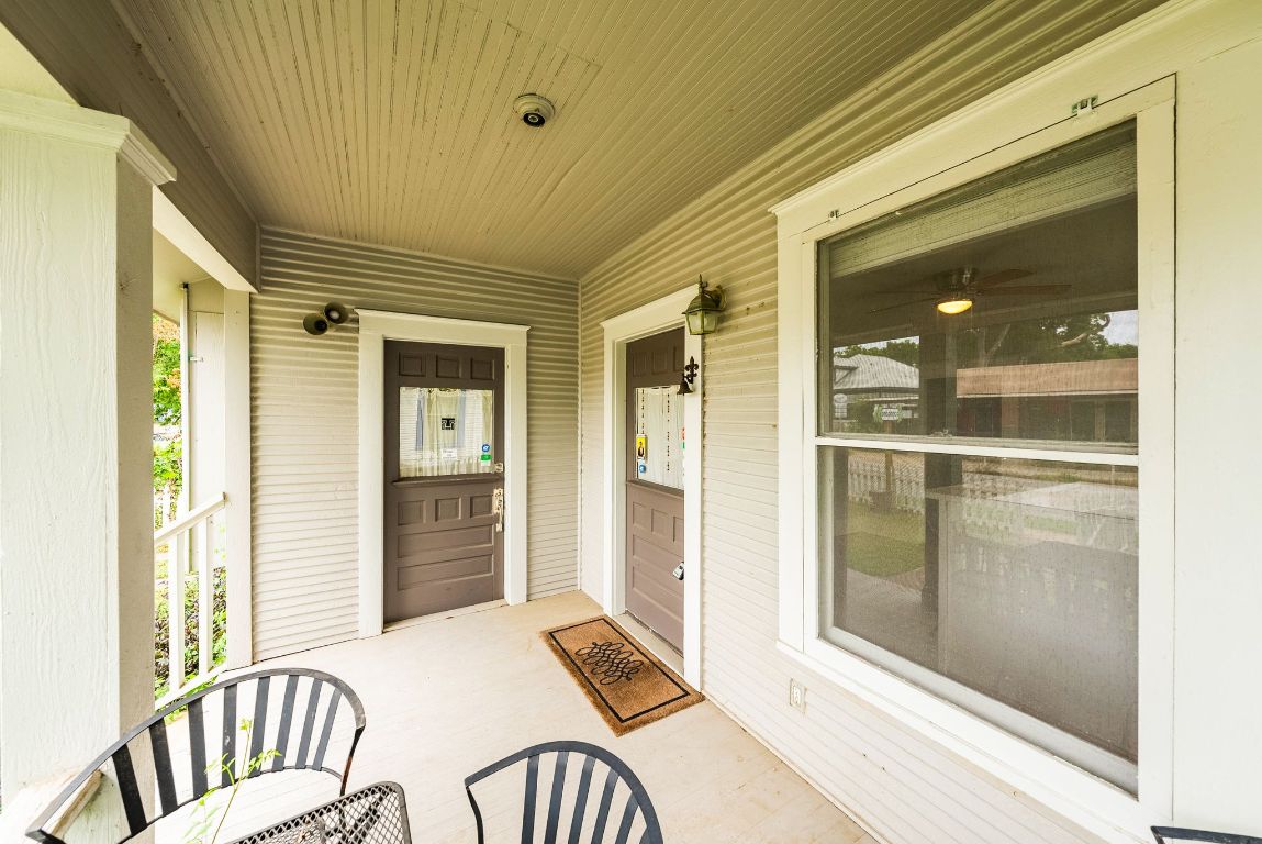 2032 East Cesar Chavez Street Austin, TX 78702 - Photo 22 of 25 Doorway to property with a porch