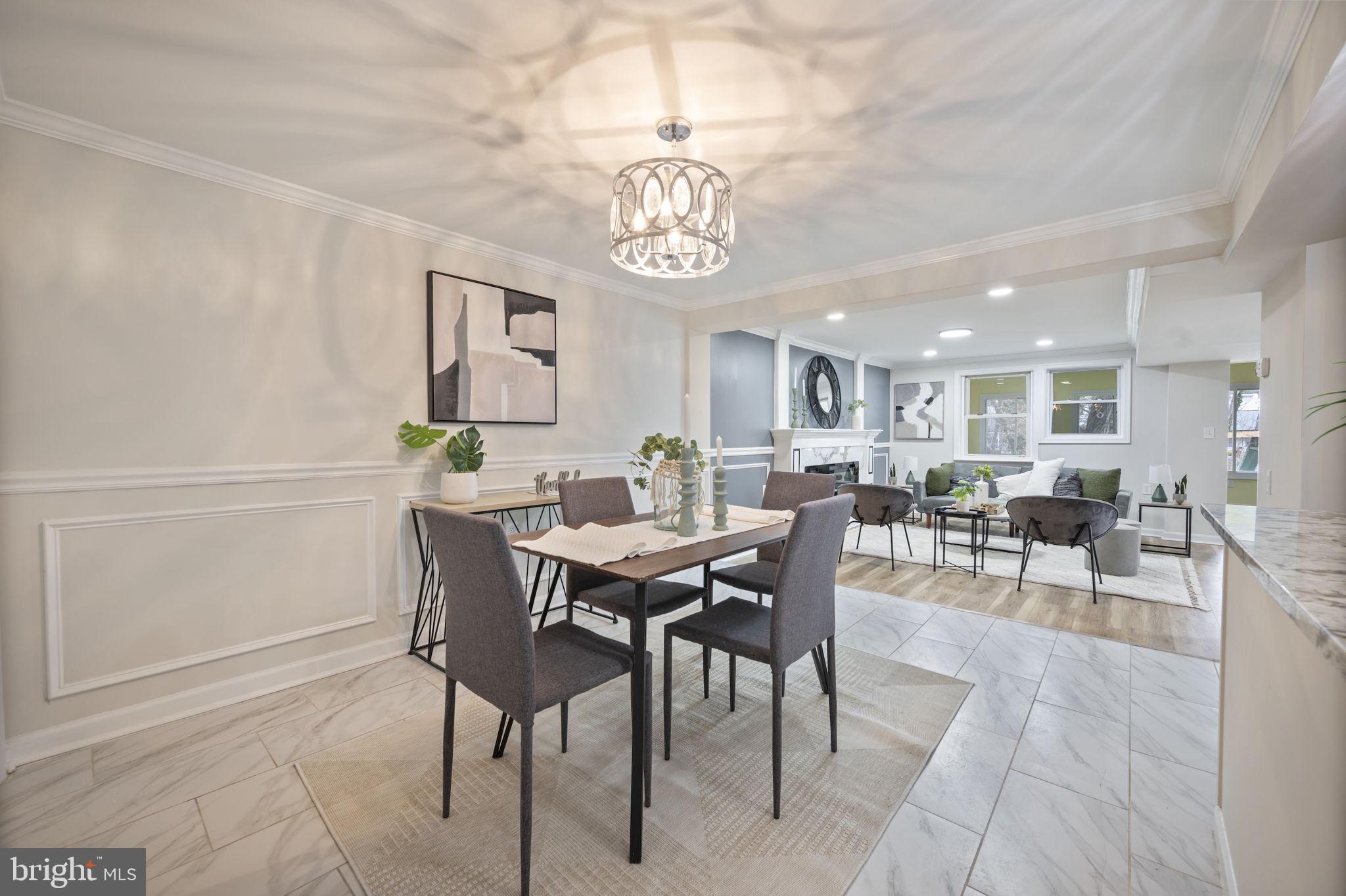 417 Meadow Road Baltimore, MD 21206 - Photo 25 of 47 a view of a dining room with furniture