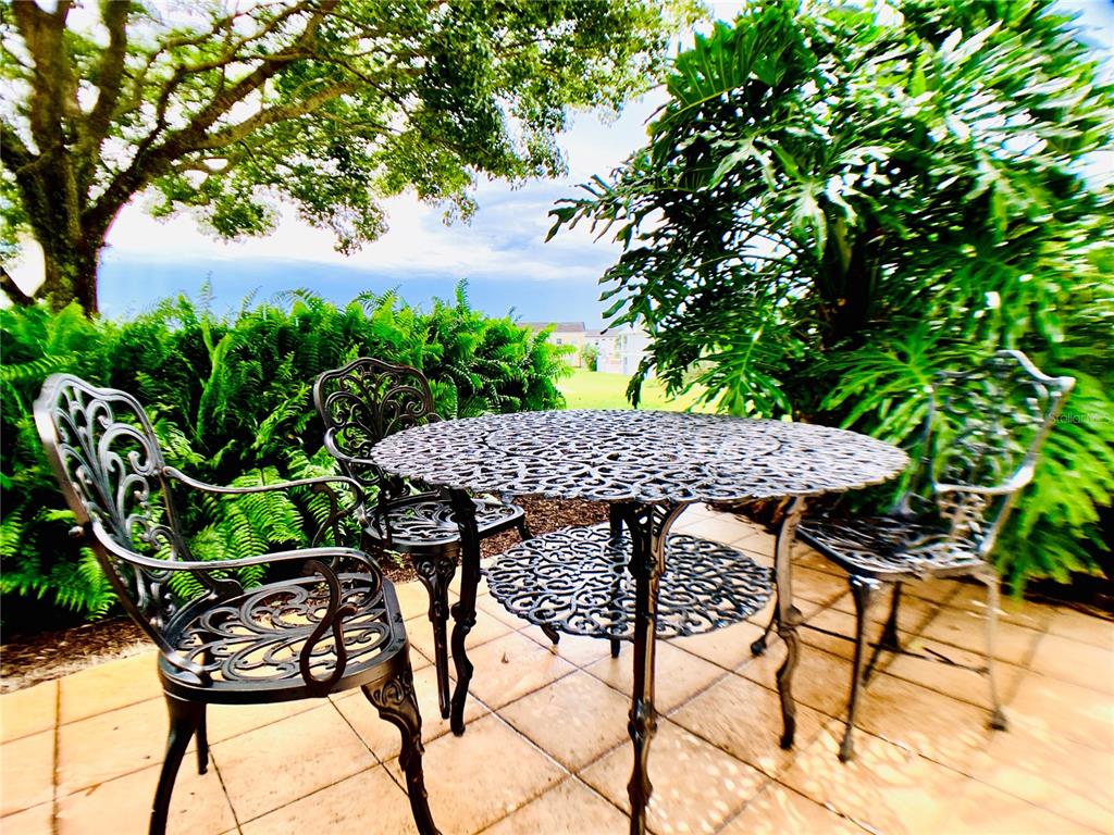 1424 Titian Court Reunion, FL 34747 - Photo 14 of 63 a view of an outdoor space with a table and chair