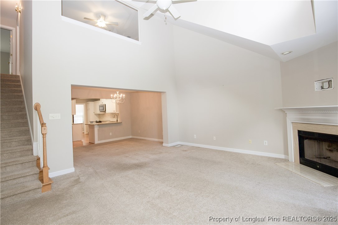 175 Knoll Road Southern Pines, NC 28387 - Photo 19 of 50 a view of a livingroom with a fireplace