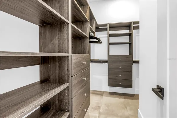 a view of walk in closet