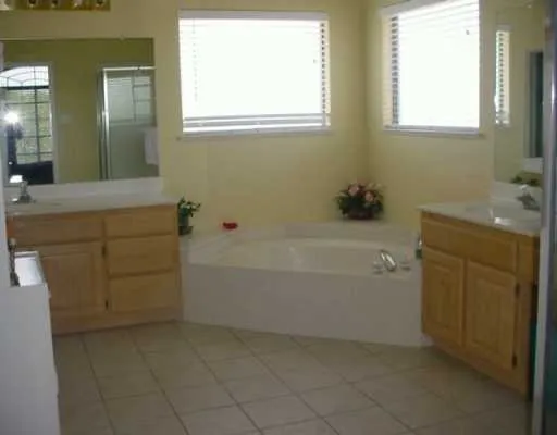 a view of a house with a backyard and a slide