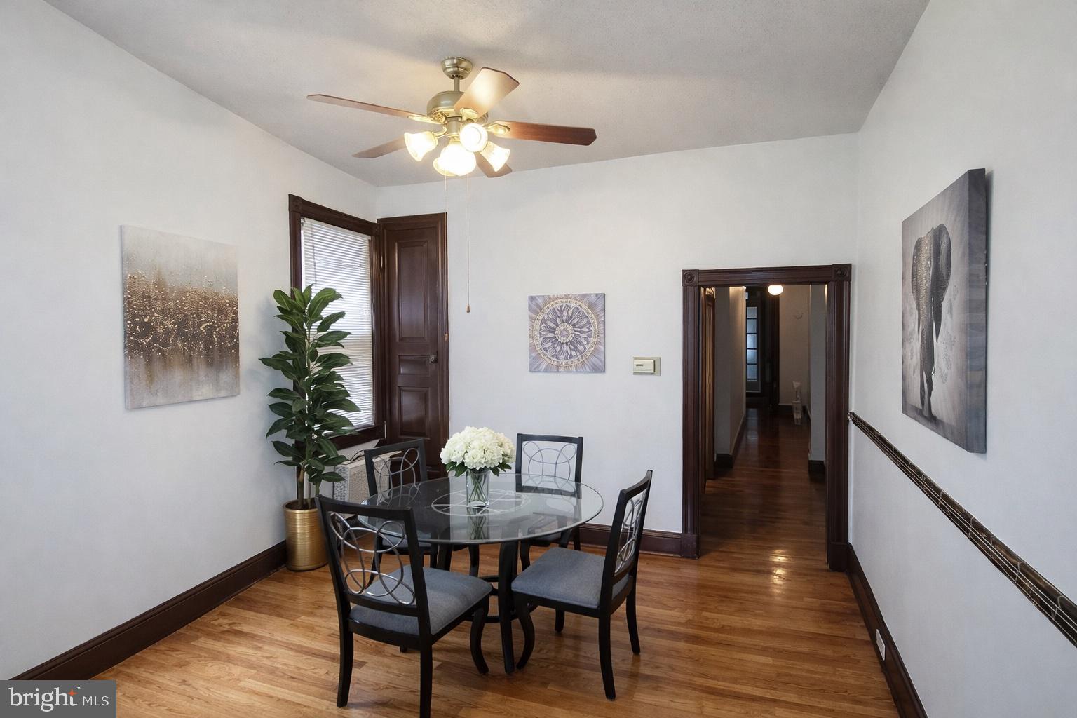 1122 Columbia Road Northwest Washington, DC 20009 - Photo 5 of 42 Main level dining room
