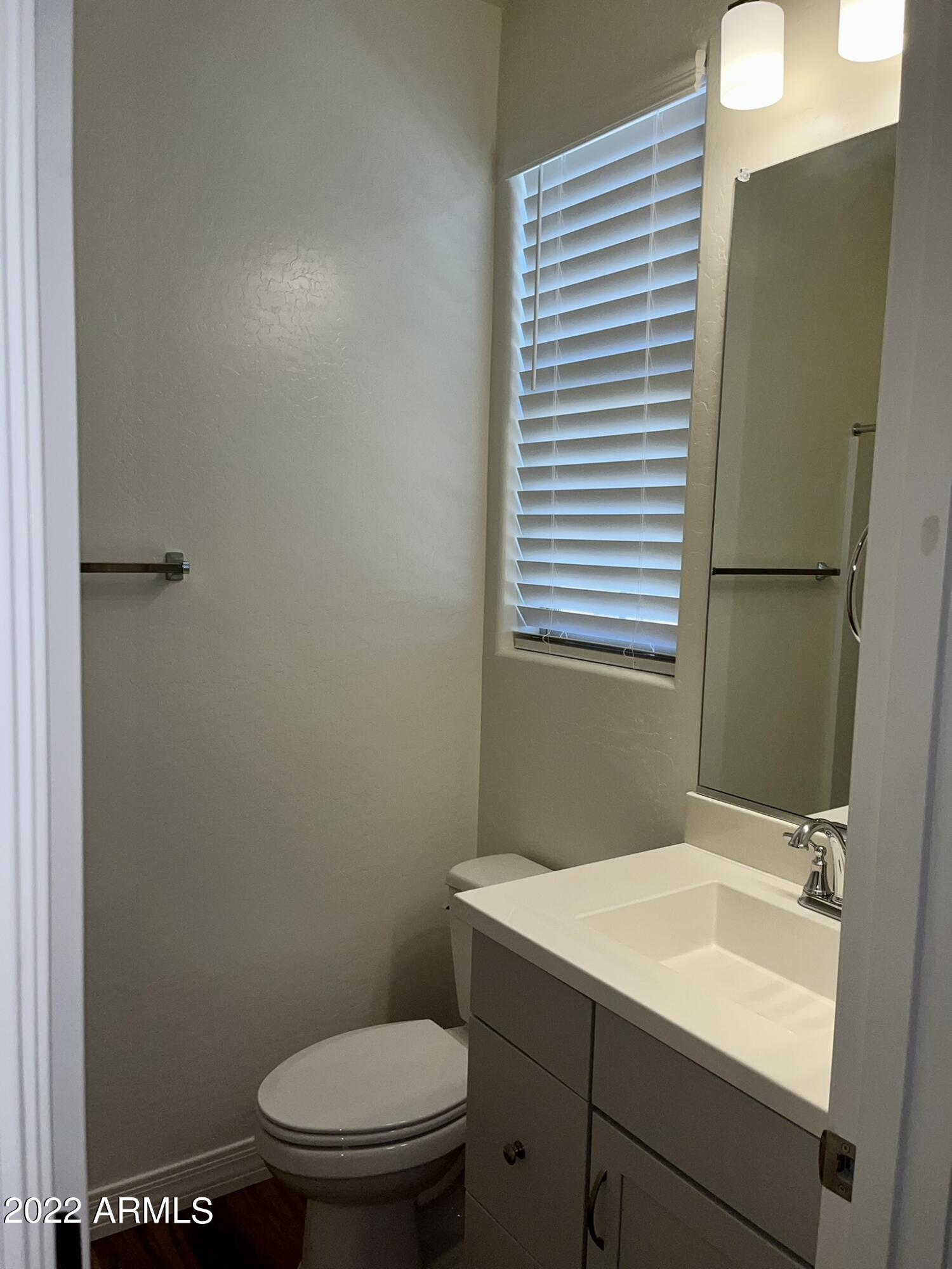 1737 East Hampton Lane Gilbert, AZ 85295 - Photo 9 of 15 a bathroom with a sink a toilet and mirror