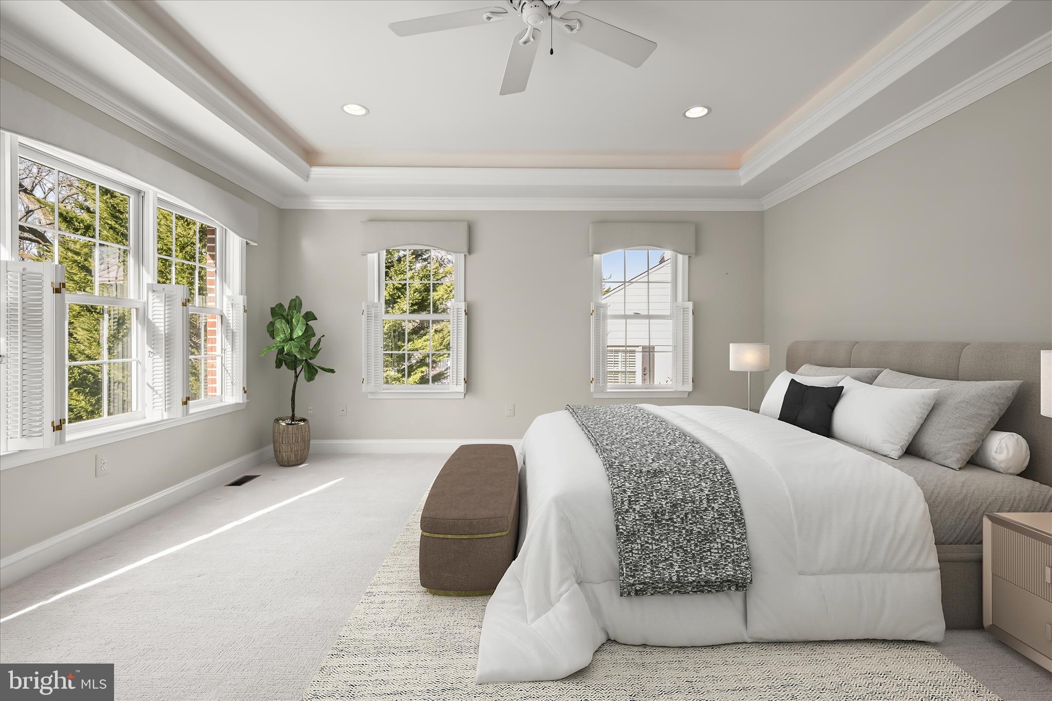 1112 Hampton Garth Baltimore, MD 21286 - Photo 30 of 95 Primary Bedroom Suite-Virtually Staged