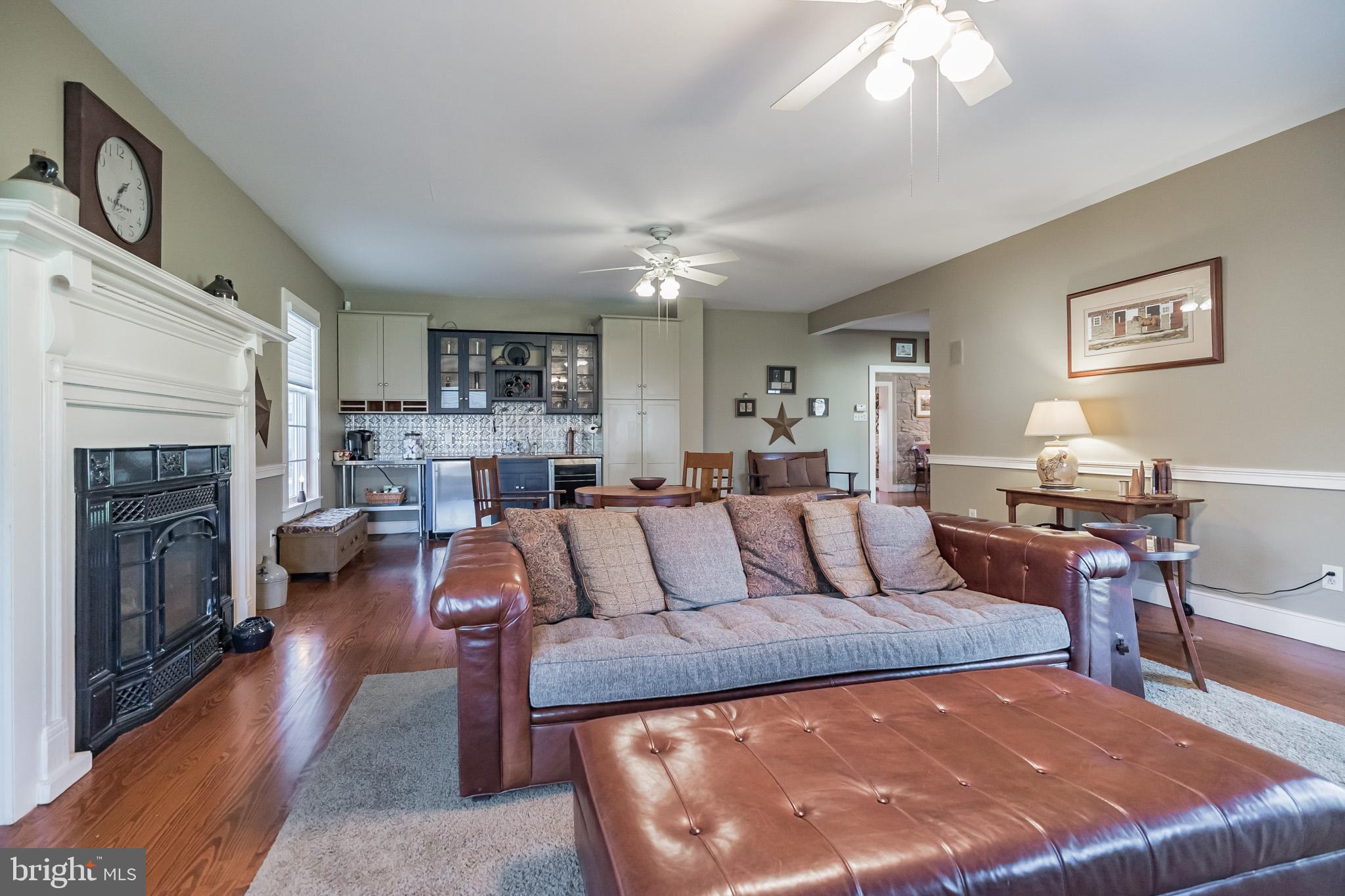 926 Stump Road Chalfont, PA 18914 - Photo 14 of 36 Cast Iron Gas Stove & Kitchenette
