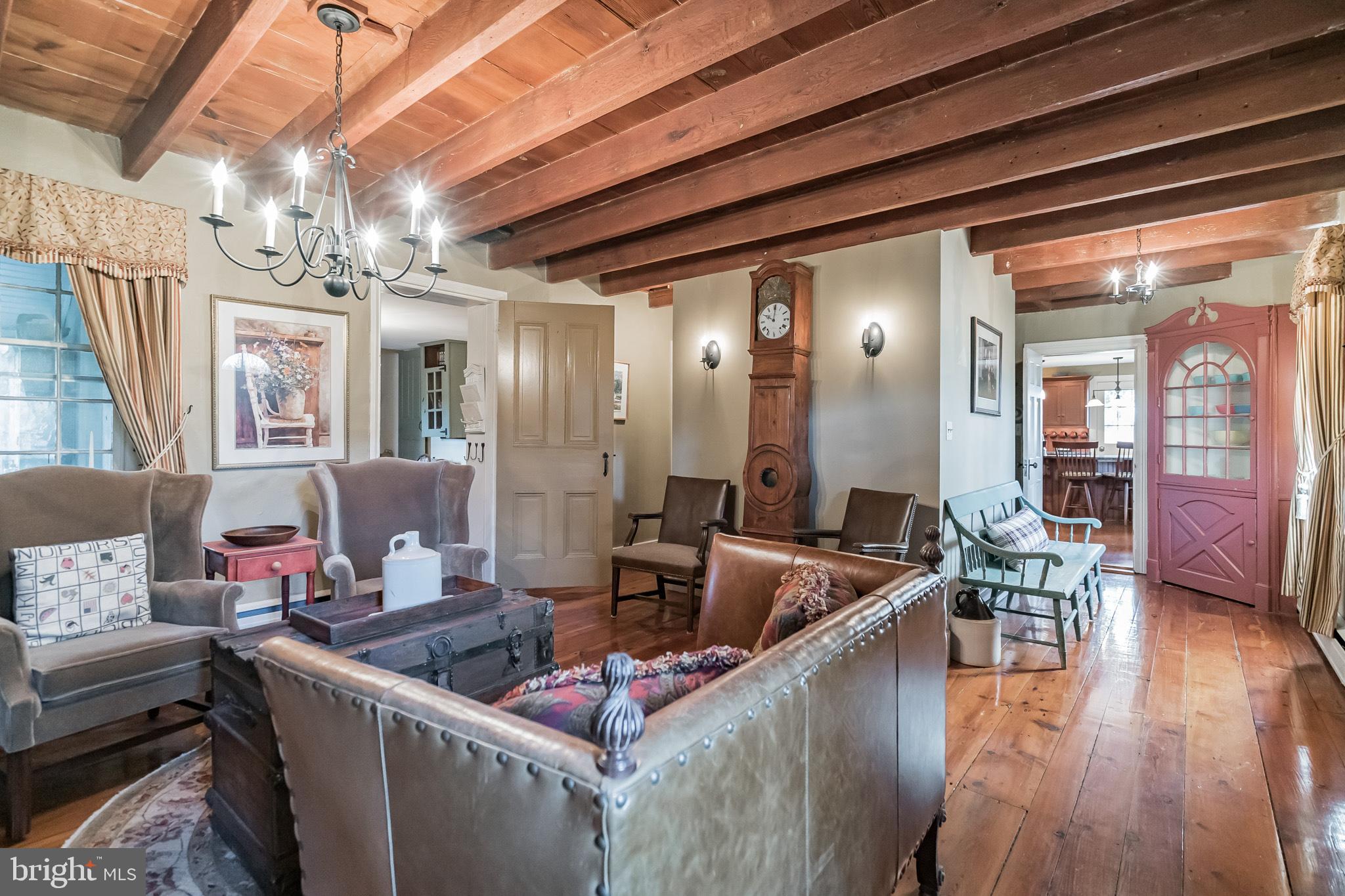 926 Stump Road Chalfont, PA 18914 - Photo 5 of 36 Formal Parlor with Exposed Beams