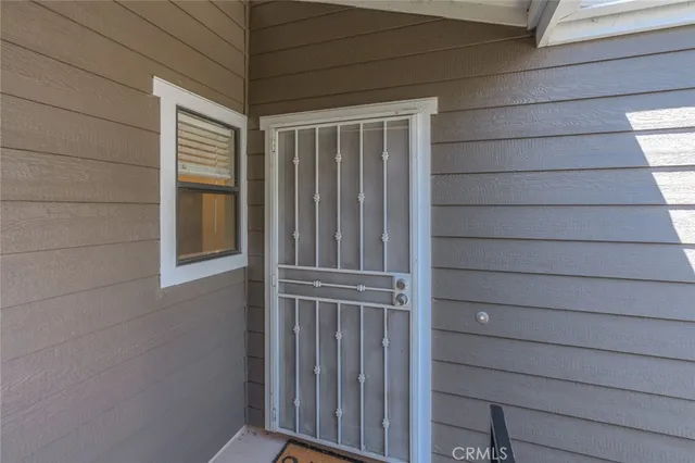 a view of front door