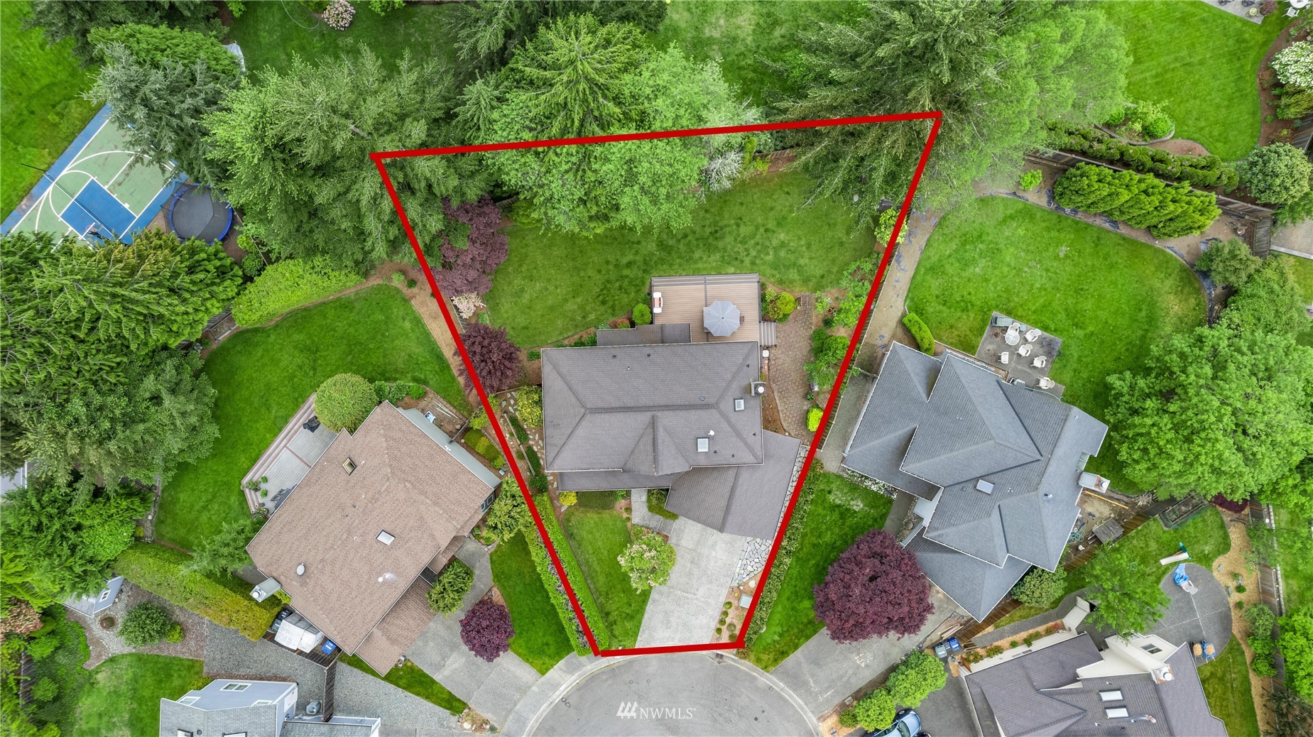 20909 33rd Avenue Southeast Bothell, WA 98021 - Photo 29 of 30 an aerial view of house with outdoor space