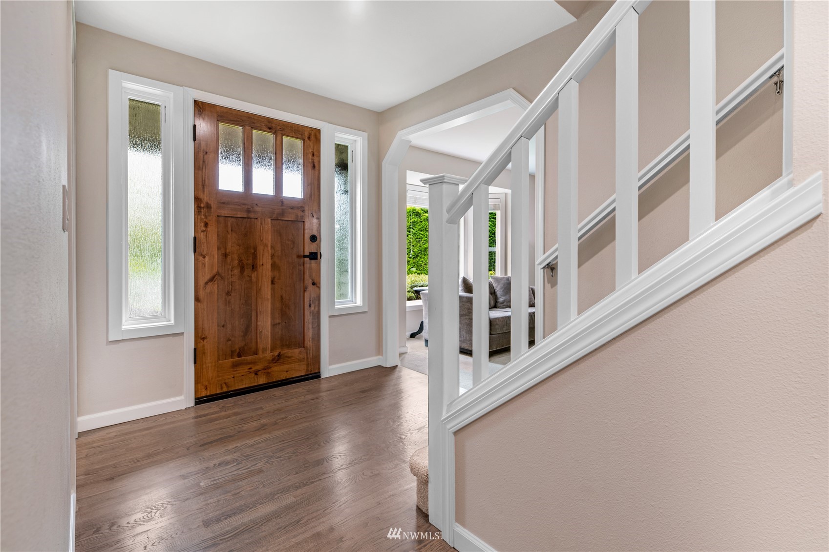 20909 33rd Avenue Southeast Bothell, WA 98021 - Photo 4 of 30 a view of an entryway with wooden floor and door