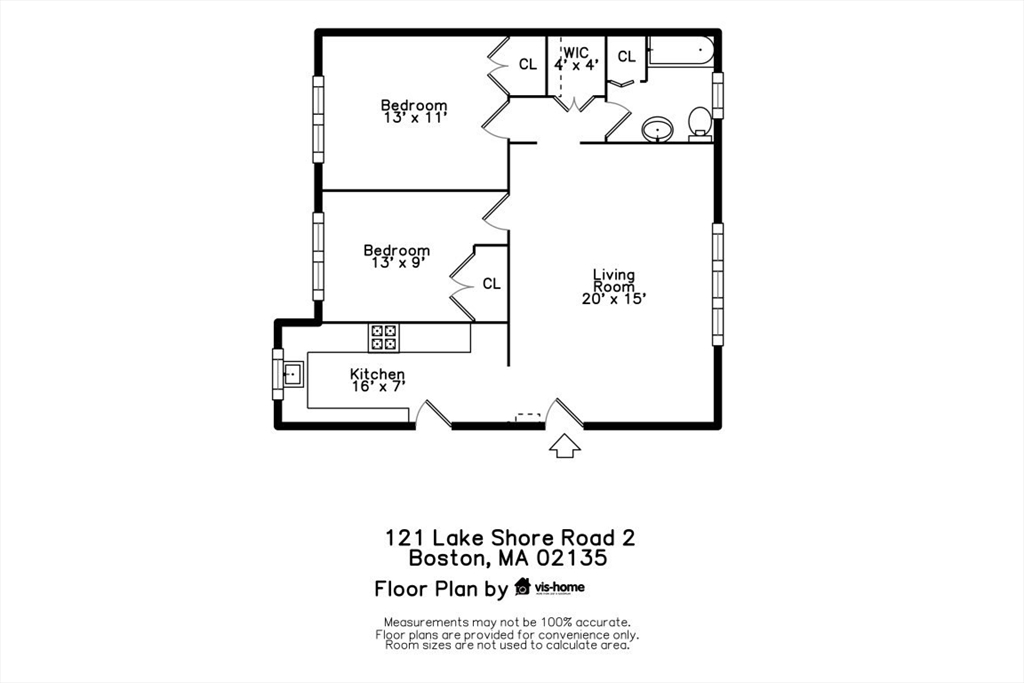 121 Lake Shore Road, Unit 2 Boston, MA 02135 - Photo 32 of 32 a picture of a wall with a white wall and a painting