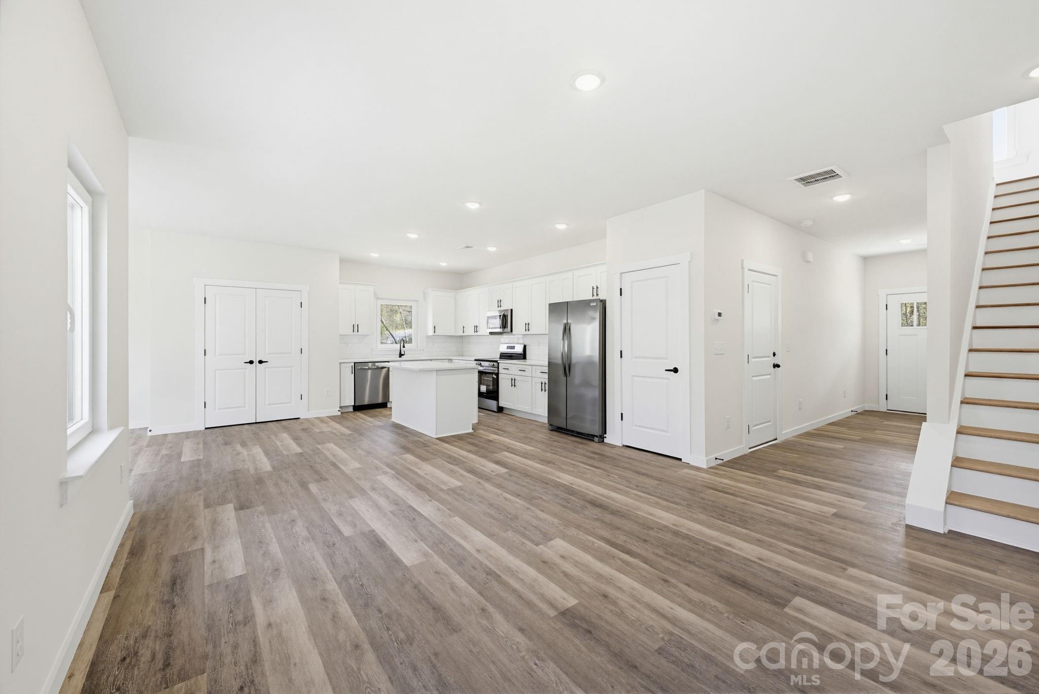 2332 Merts Way Hudson, NC 28638 - Photo 10 of 21 a view of a kitchen with wooden floor