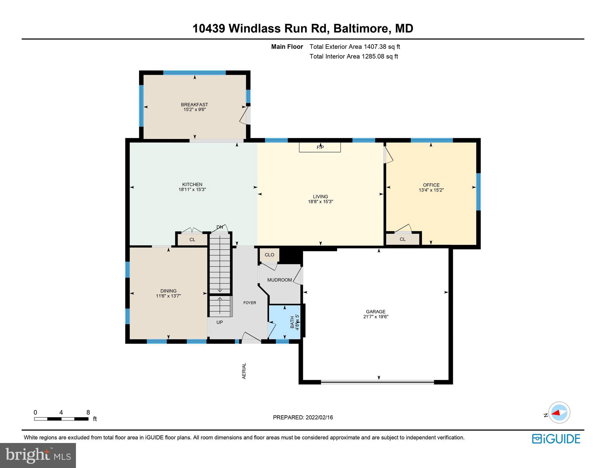 10439 Windlass Run Road Baltimore, MD 21220 - Photo 54 of 56 Main Level Floor Plan