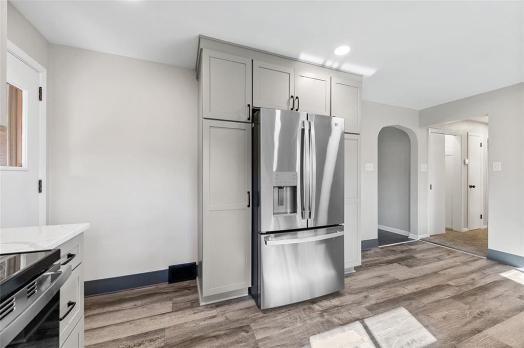 3767 Wiestertown Road Export, PA 15632 - Photo 15 of 34 a view of a kitchen with a refrigerator and cabinets