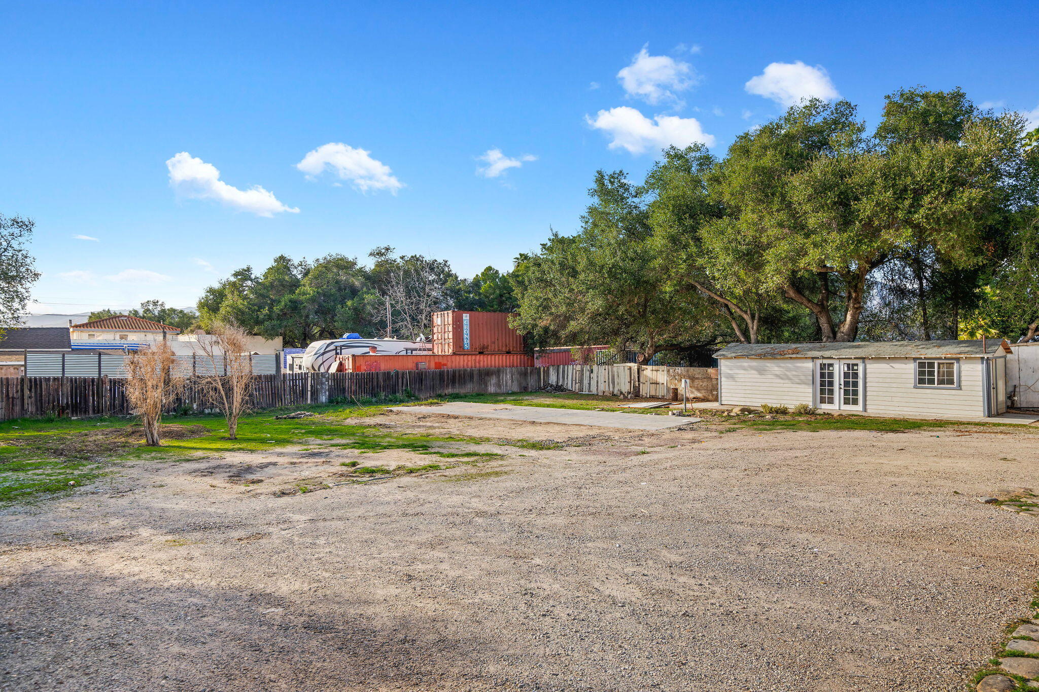 717 West Villanova Road Ojai, CA 93023 - Photo 25 of 34 a view of a house with a yard and a garage