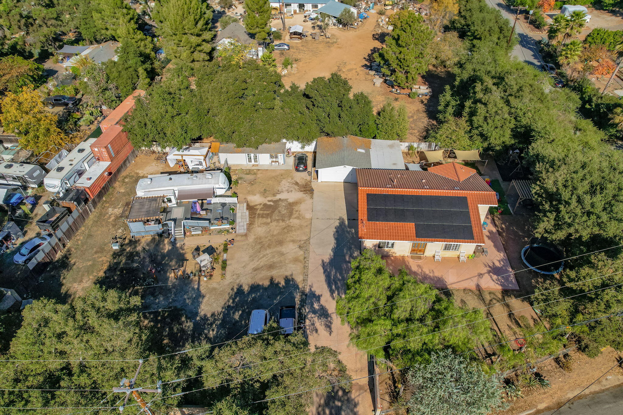 717 West Villanova Road Ojai, CA 93023 - Photo 32 of 34 an aerial view of residential houses with outdoor space