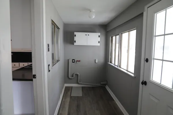 wooden floor in an empty room