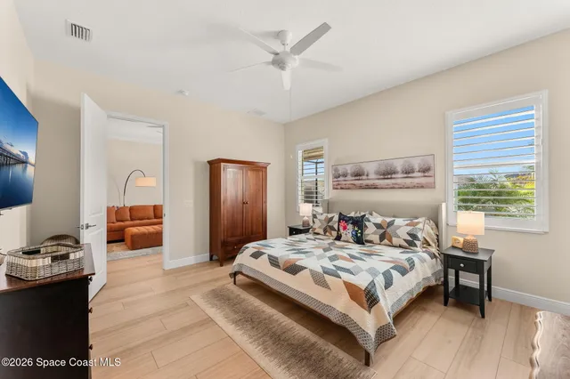 a workspace with furniture and a window