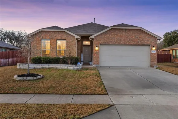 a front view of a house with entertaining space
