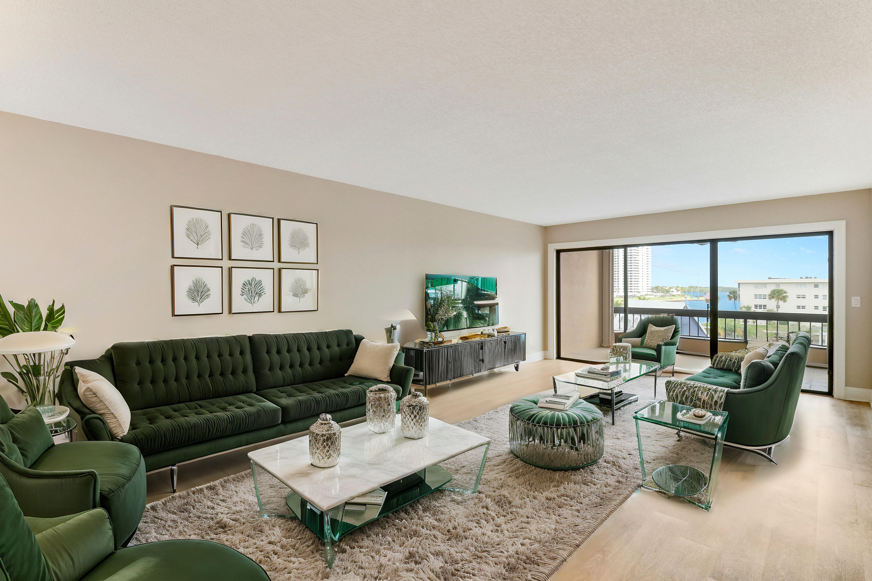 1036 Highway 1, Unit 321 North Palm Beach, FL 33408 - Photo 18 of 40 a living room with furniture and a large window