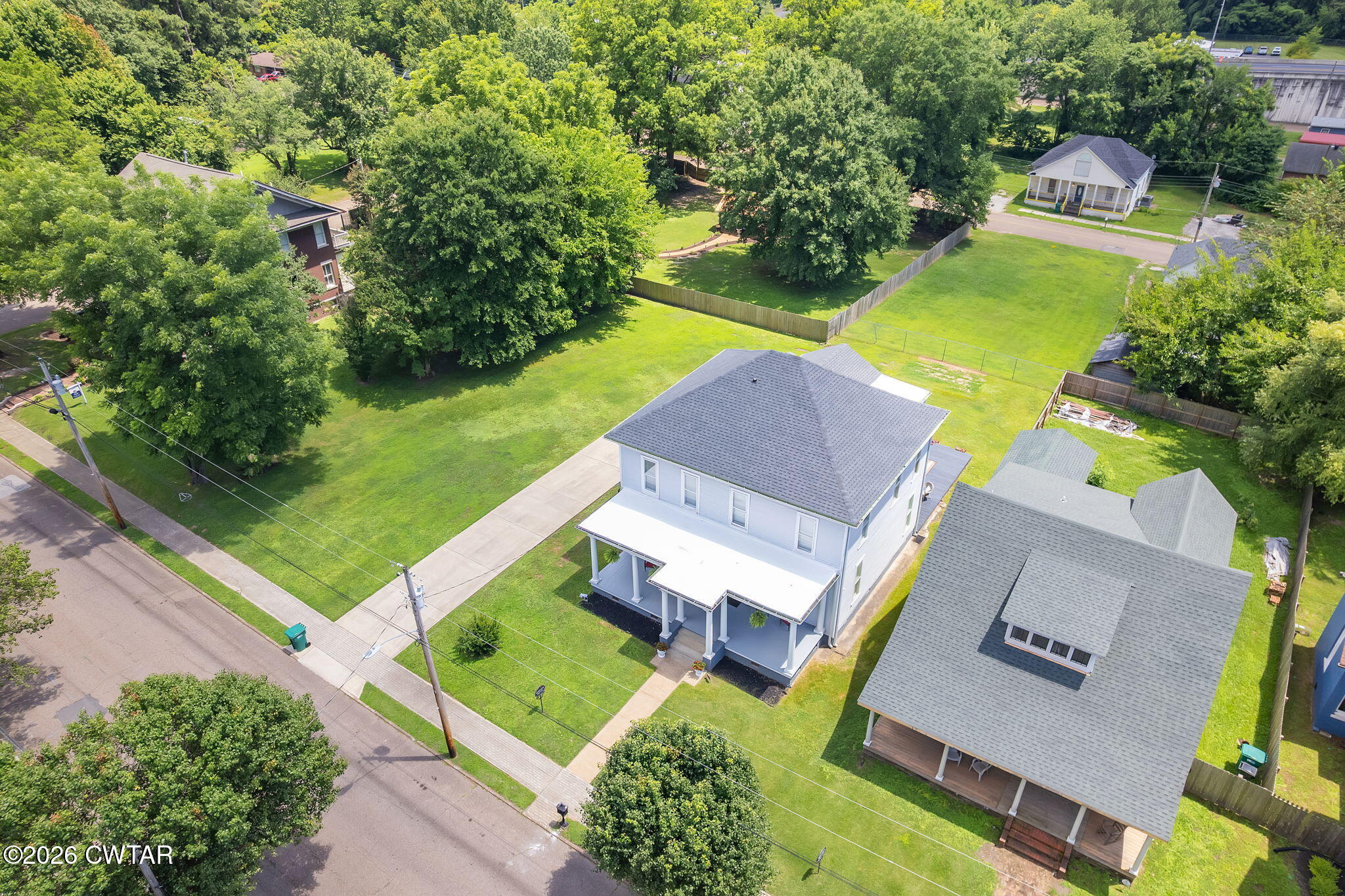 554 East Main Street Jackson, TN 38301 - Photo 60 of 60 an aerial view of a house with garden space