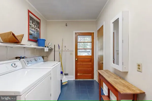 a room with storage and utility