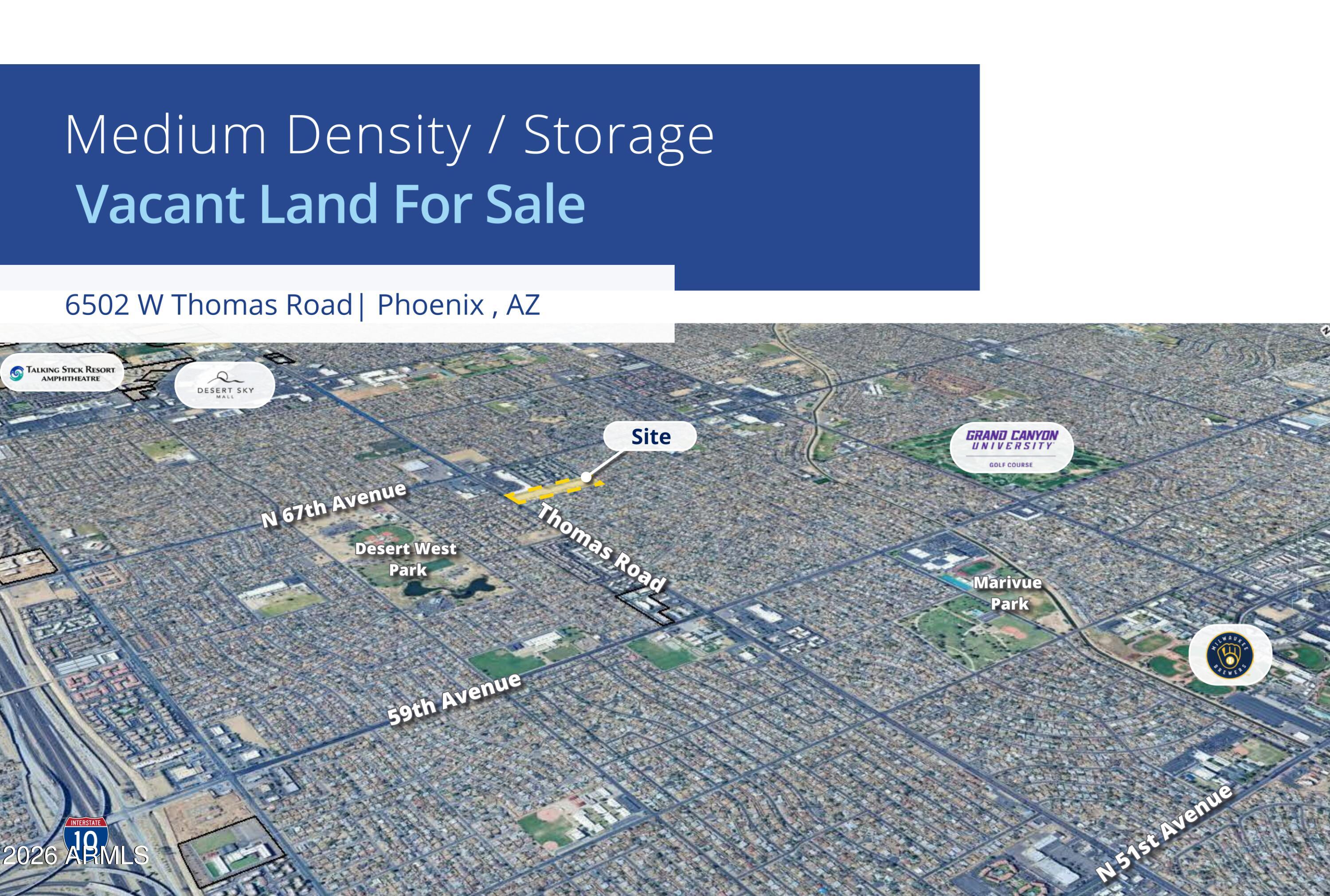 a view of a sign in a city