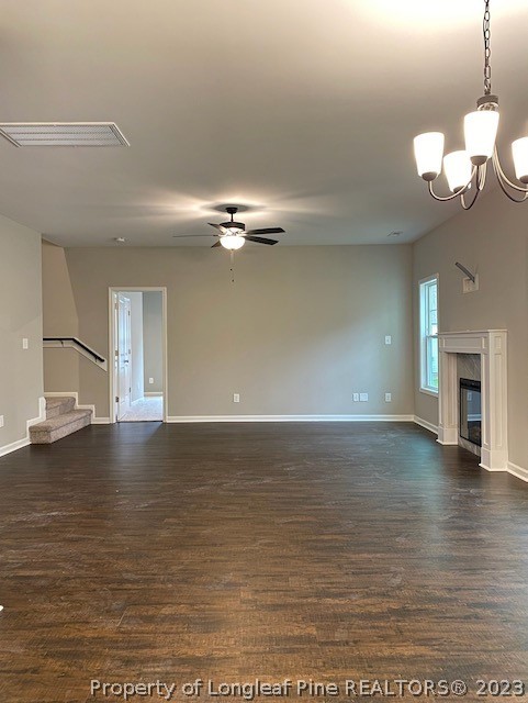411 B & B Loop Road Raeford, NC 28376 - Photo 15 of 47 a view of a livingroom with a fireplace