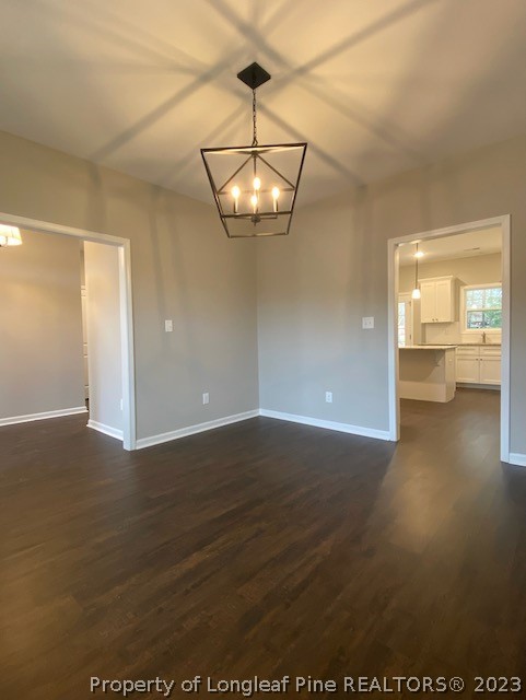 411 B & B Loop Road Raeford, NC 28376 - Photo 8 of 47 a view of empty room with wooden floor