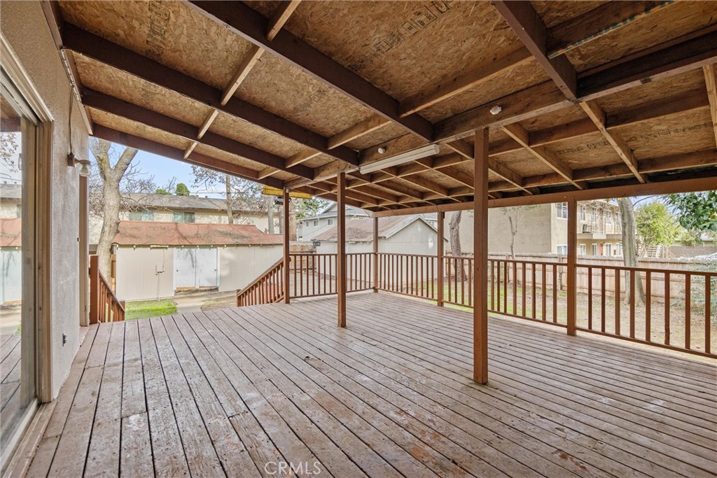 403 Ash Street Chico, CA 95928 - Photo 43 of 52 a view of porch with wooden floor