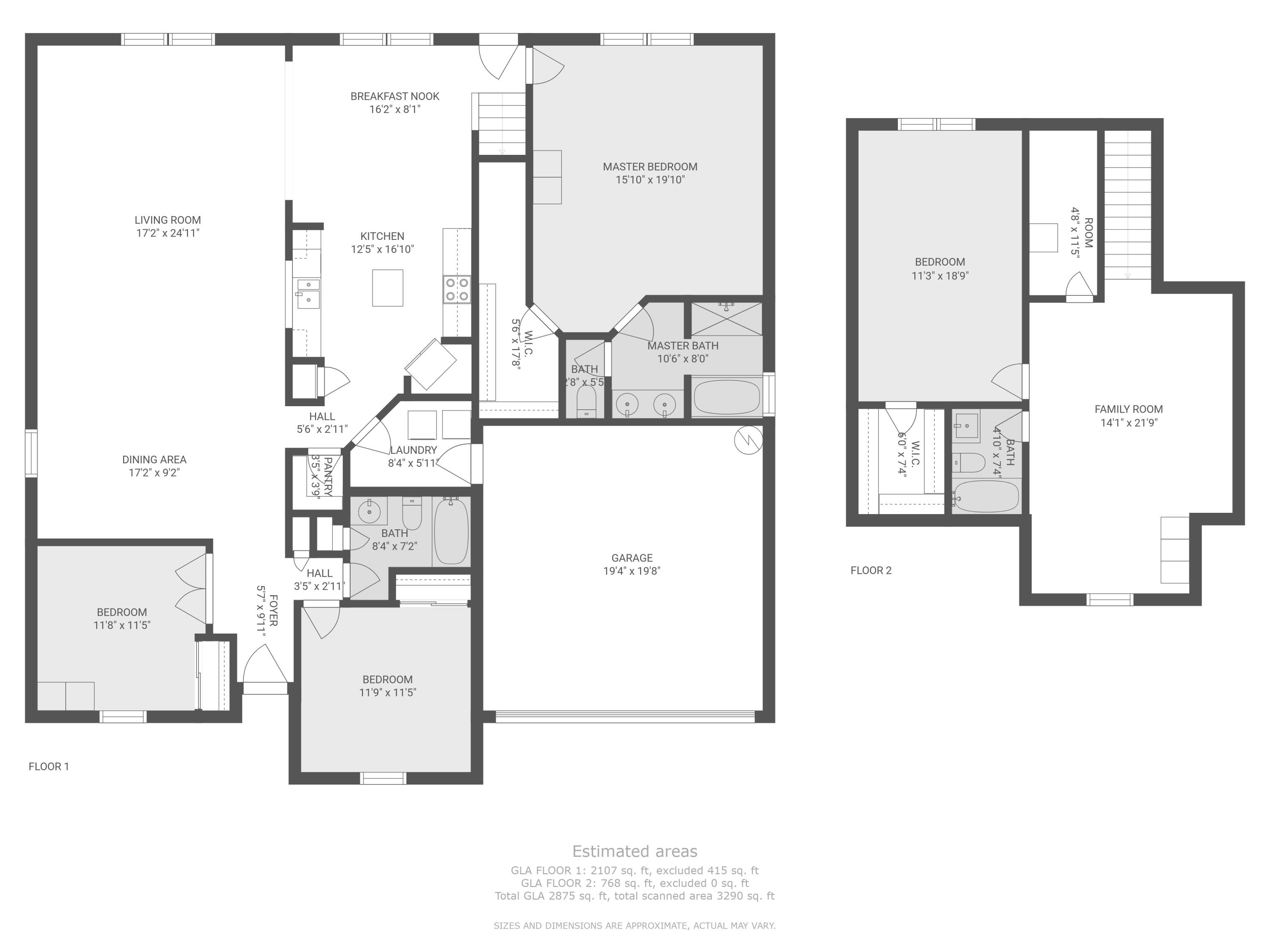 5231 Moore Loop Crestview, FL 32536 - Photo 43 of 45 a picture of a floor plan
