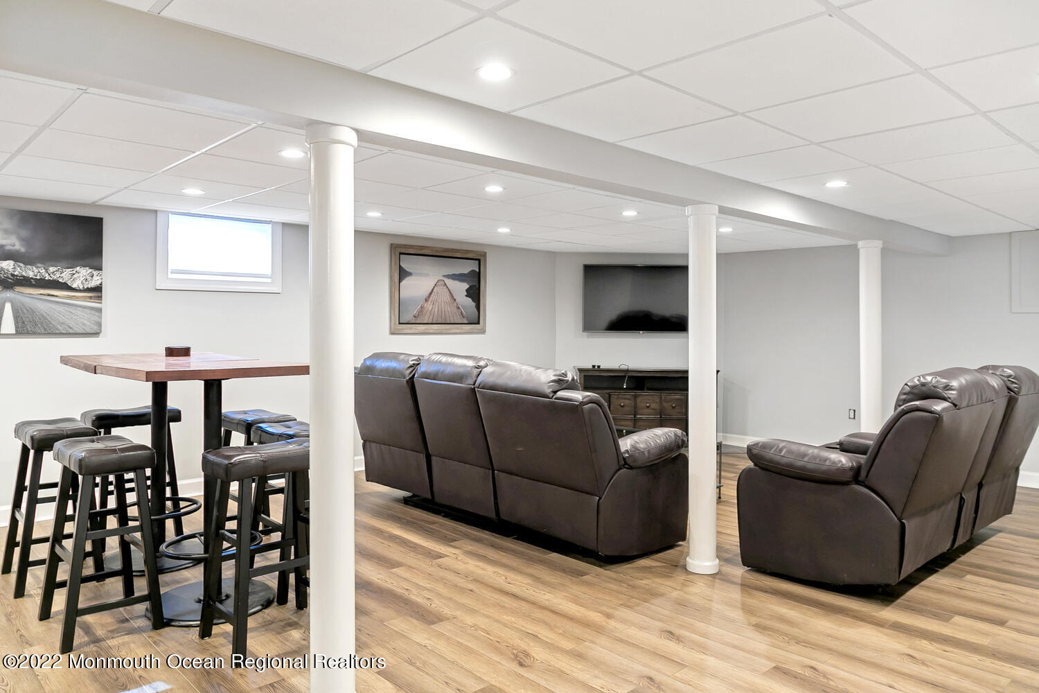 214 Cooper Road Red Bank, NJ 07701 - Photo 14 of 24 Furnished Basement with Wet Bar