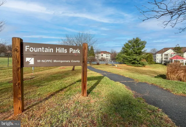 a view of a street with an outdoor space
