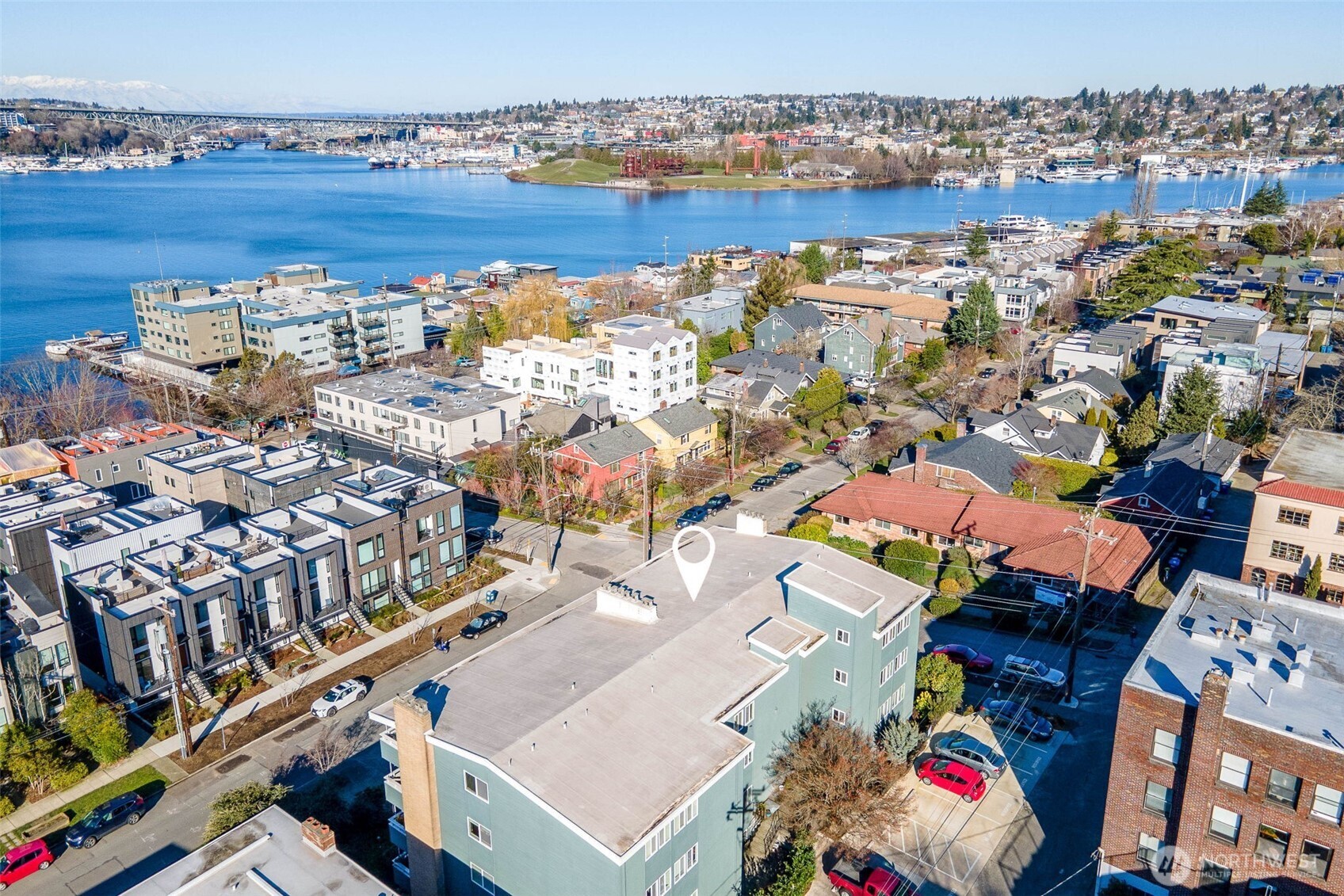 75 East Lynn Street, Unit B Seattle, WA 98102 - Photo 32 of 36 an aerial view of a city