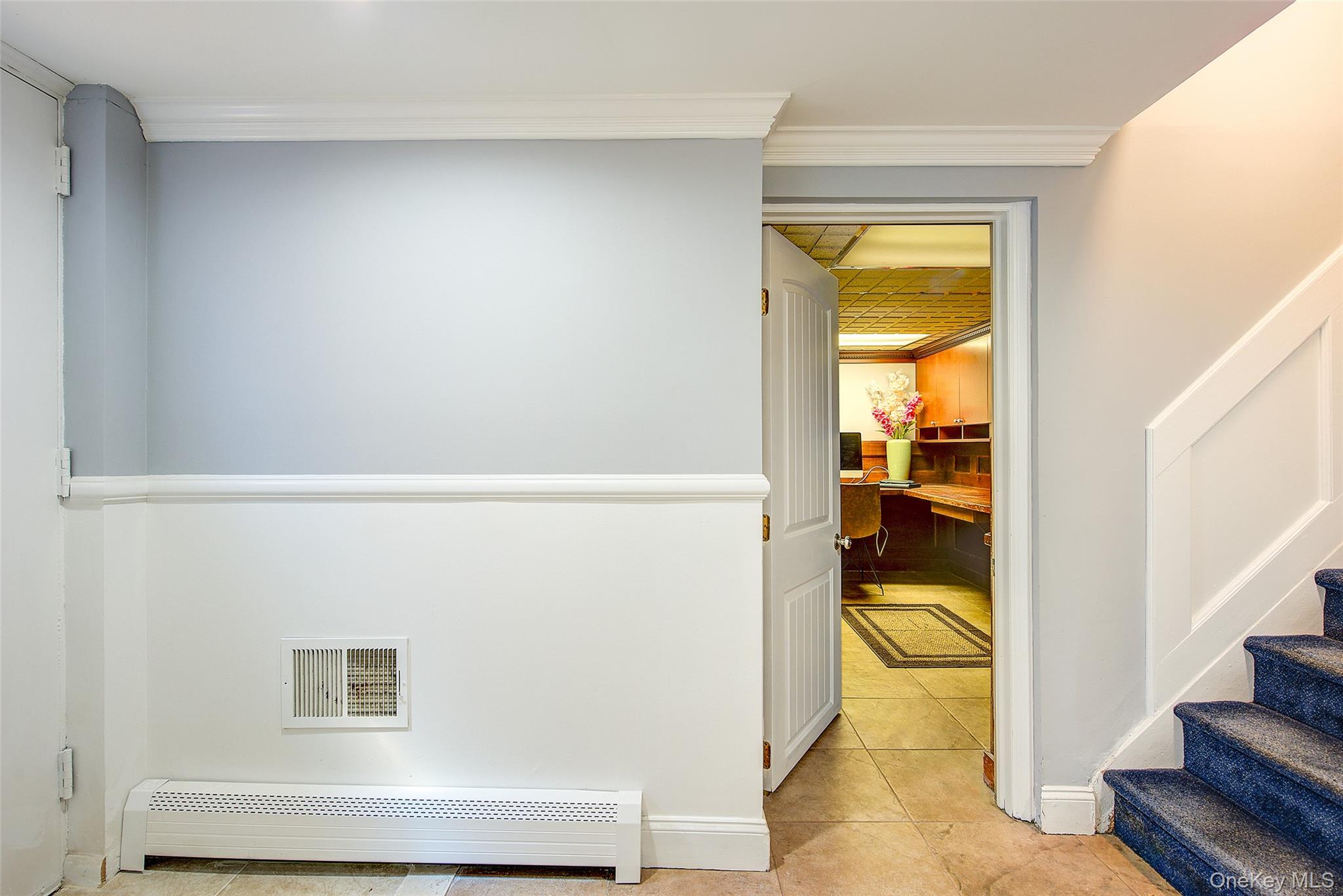 201-04 24th Road Queens, NY 11360 - Photo 36 of 50 View of home office at the bottom of the stairs in the basement