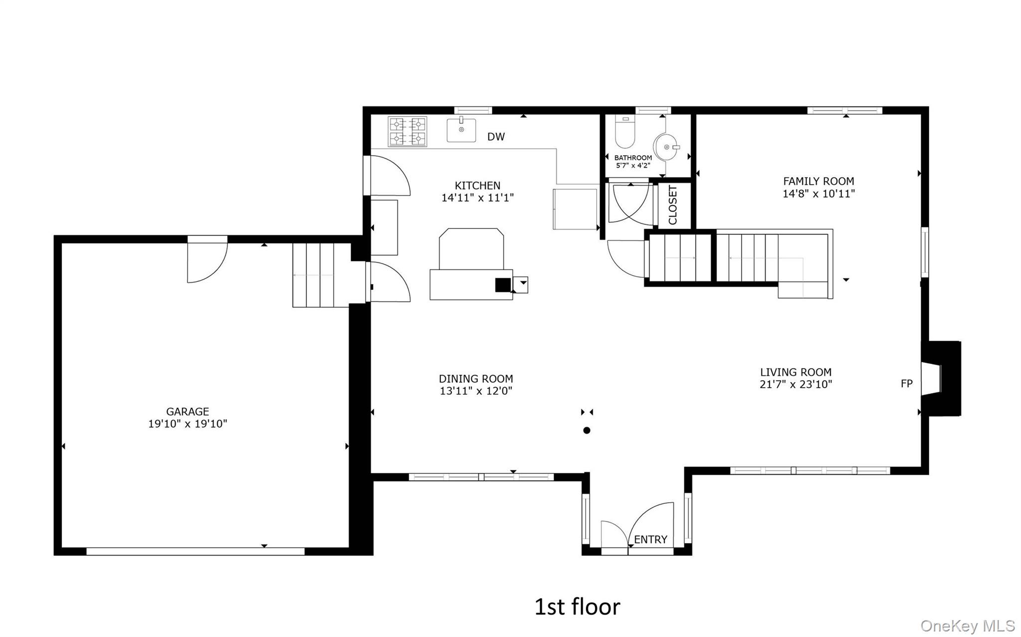 201-04 24th Road Queens, NY 11360 - Photo 48 of 50 First floor - floor plan
