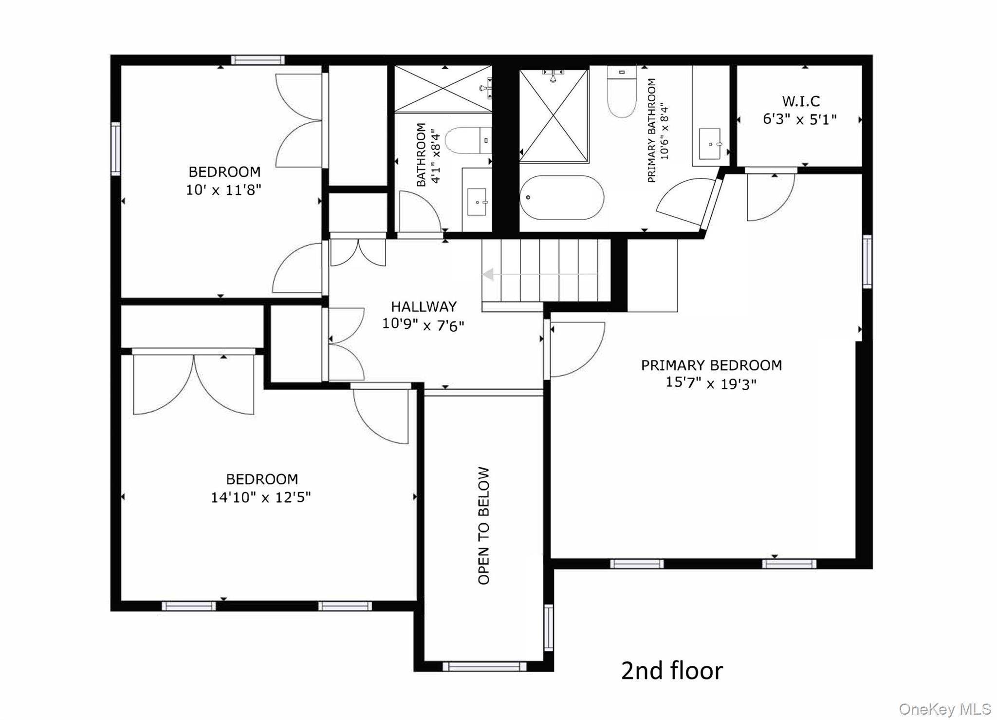 201-04 24th Road Queens, NY 11360 - Photo 49 of 50 Second floor - floor plan